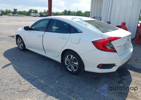 2017 Honda Civic Lx из США, поврежденный, VIN 19XFC2F56HE015329